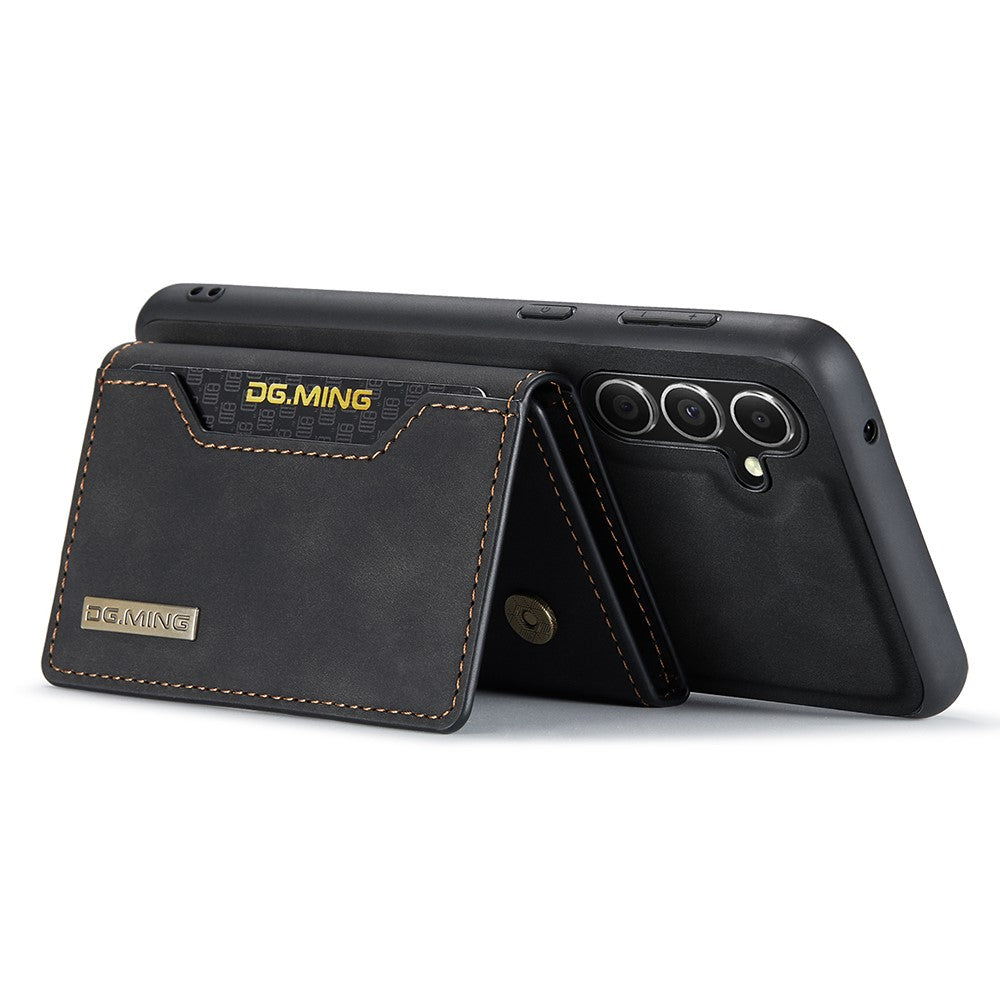 DG.MING M2 Series for Samsung Galaxy S25+ Case PU+PC+TPU Phone Cover Detachable Wallet