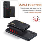 DG.MING M2 Series for Samsung Galaxy S25+ Case PU+PC+TPU Phone Cover Detachable Wallet