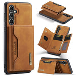 DG.MING M2 Series for Samsung Galaxy S25+ Case PU+PC+TPU Phone Cover Detachable Wallet