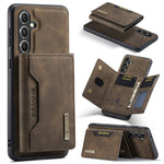 DG.MING M2 Series for Samsung Galaxy S25+ Case PU+PC+TPU Phone Cover Detachable Wallet