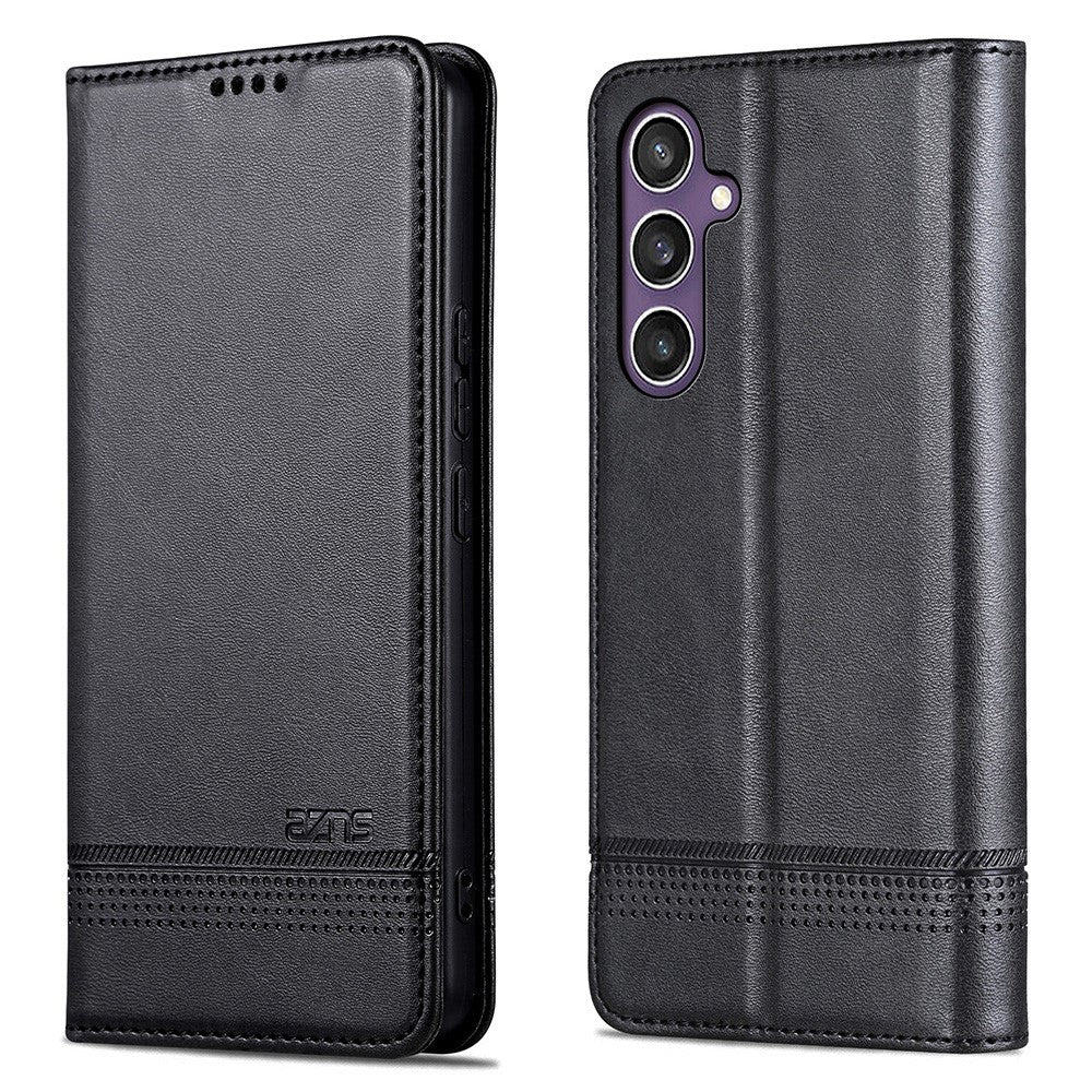 AZNS For Samsung Galaxy A36 5G Case Cowhide Texture PU Leather Wallet Phone Cover