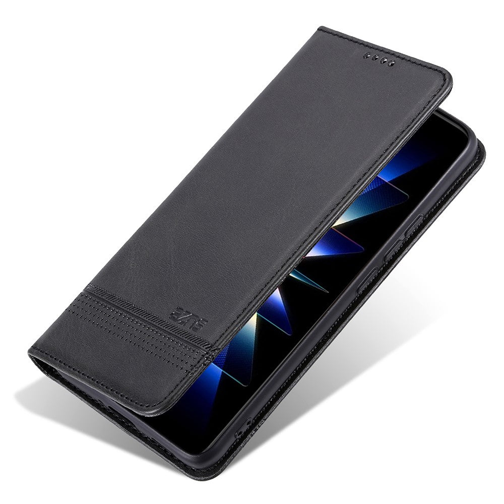 AZNS For Samsung Galaxy A36 5G Case Cowhide Texture PU Leather Wallet Phone Cover