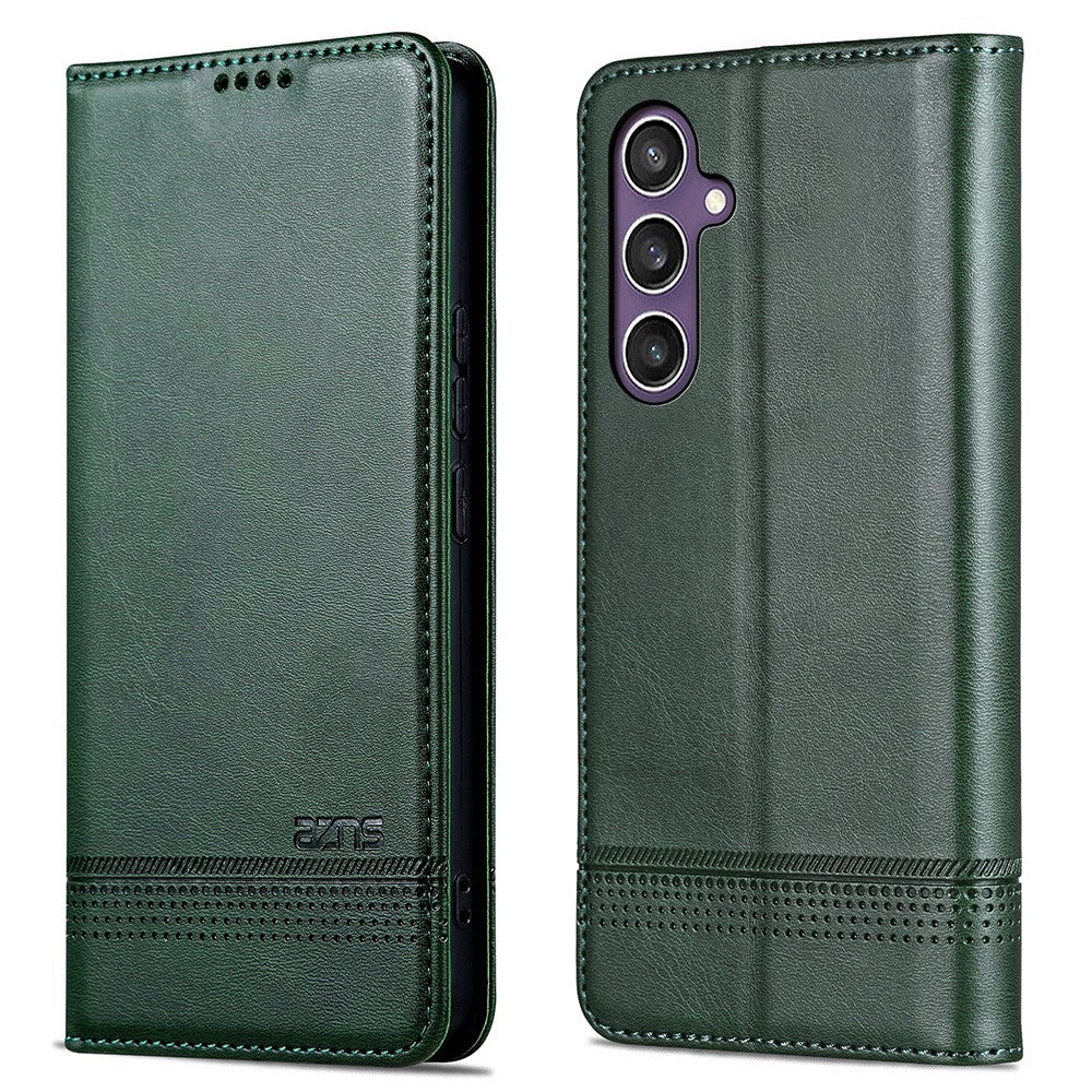 AZNS For Samsung Galaxy A36 5G Case Cowhide Texture PU Leather Wallet Phone Cover
