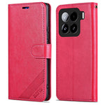 AZNS For Xiaomi 15 Case Anti-Scratch PU Leather Stand Wallet Phone Cover