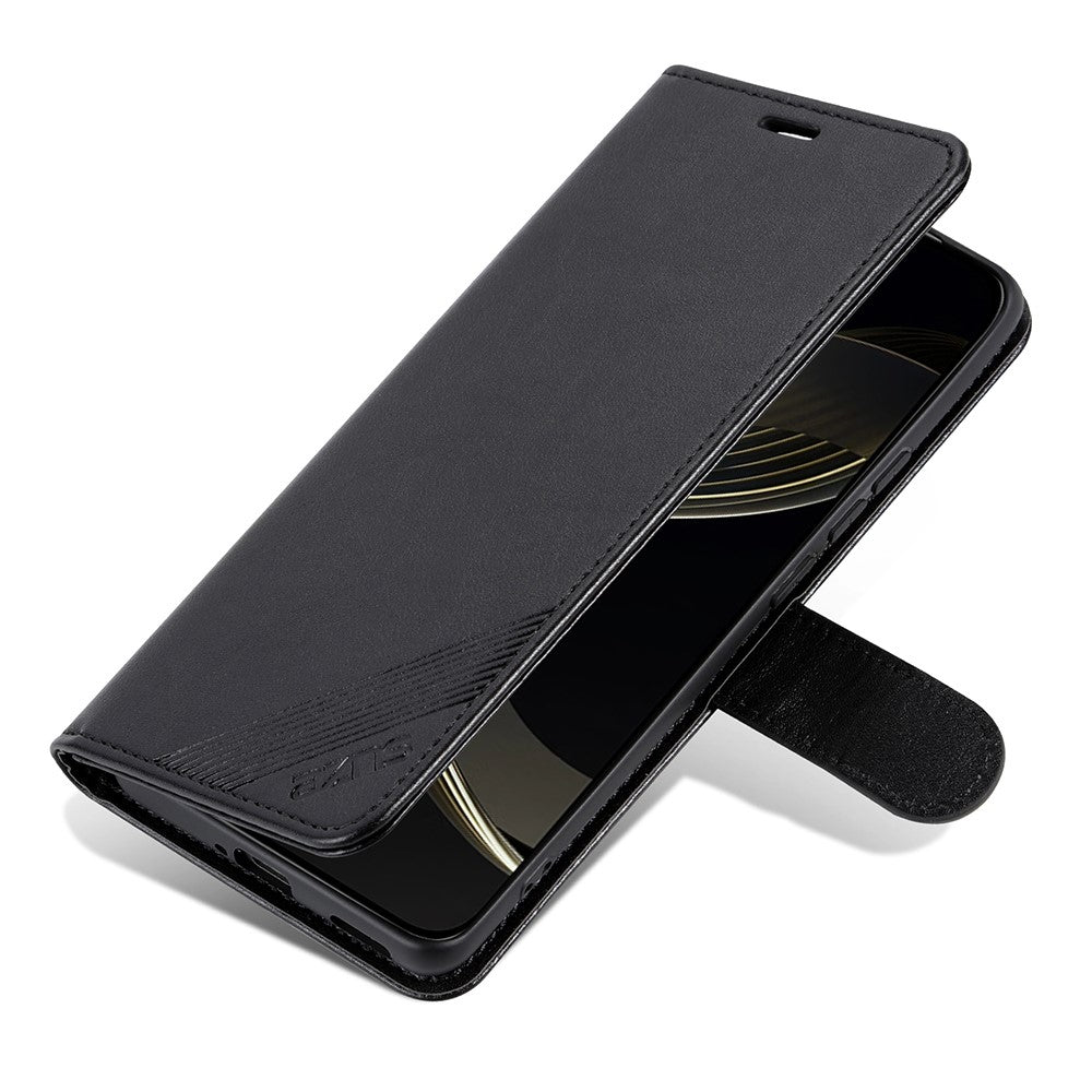 AZNS For Xiaomi 15 Pro Case Anti-Scratch PU Leather Stand Wallet Phone Cover