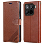 AZNS For Xiaomi 15 Pro Case Anti-Scratch PU Leather Stand Wallet Phone Cover