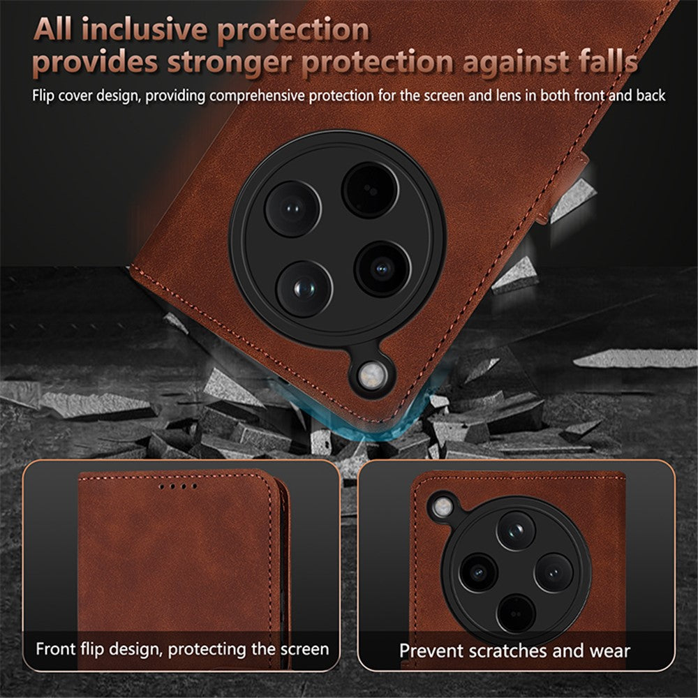 AZNS For Oppo Find X8 5G Case PU Leather Wallet Phone Cover