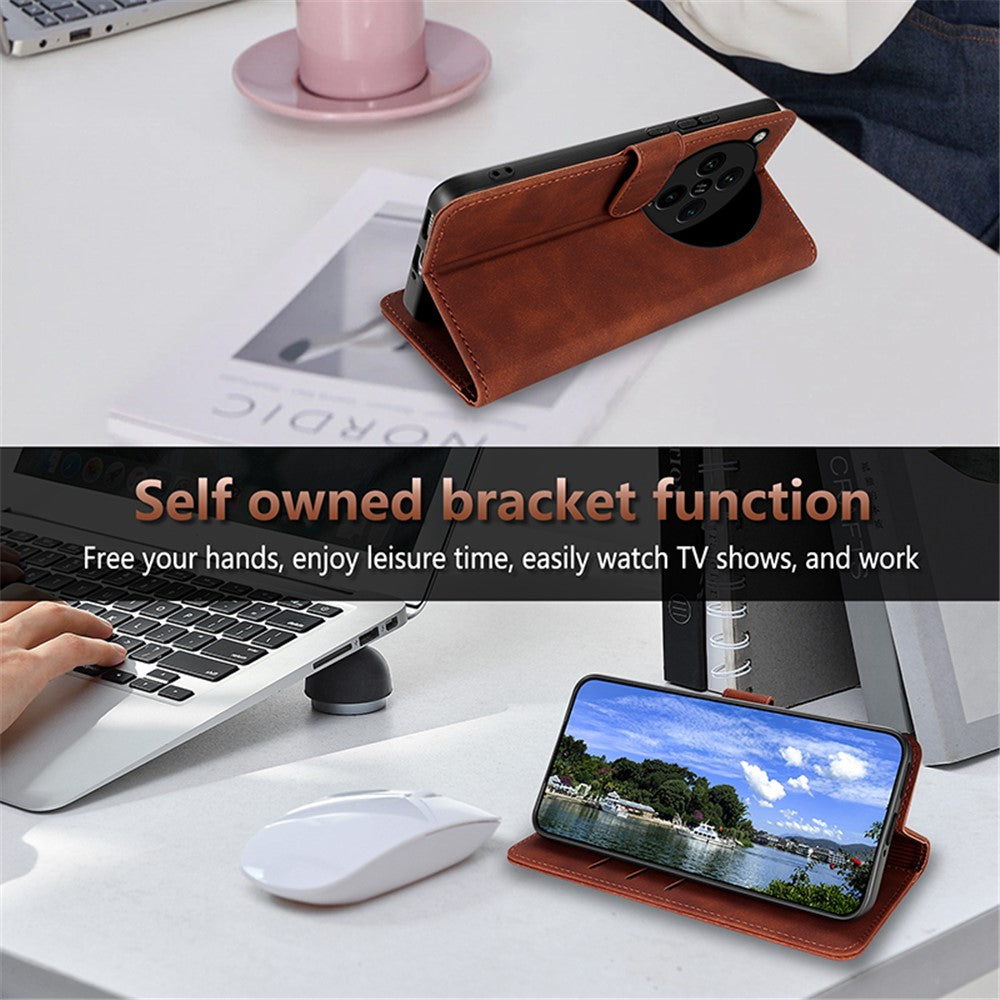 AZNS For Oppo Find X8 Pro 5G Case PU Leather Wallet Phone Cover