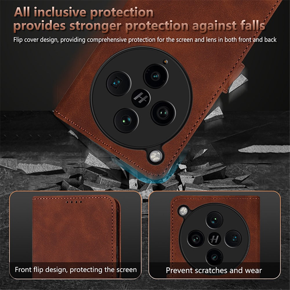 AZNS For Oppo Find X8 Pro 5G Case PU Leather Wallet Phone Cover