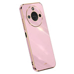 XINLI For Honor X60 5G Case TPU Phone Cover with Electroplating Frame