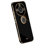 XINLI For Honor X60 5G Case Ring Kickstand Electroplating TPU Phone Cover