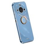 XINLI For Honor X60 5G Case Ring Kickstand Electroplating TPU Phone Cover