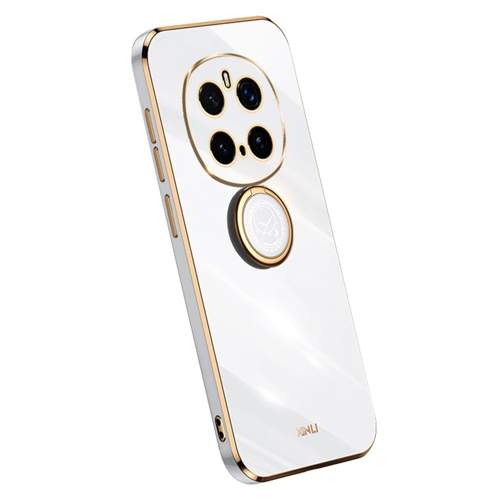 XINLI For Honor Magic7 Pro 5G Case Ring Kickstand Electroplating TPU Phone Cover