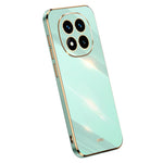 XINLI For Xiaomi Redmi Note 14 Pro 5G / Poco X7 5G Case TPU Phone Cover with Electroplating Frame