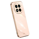 XINLI For Xiaomi Redmi Note 14 Pro 5G / Poco X7 5G Case TPU Phone Cover with Electroplating Frame