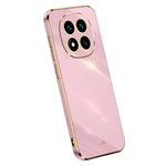 XINLI For Xiaomi Redmi Note 14 Pro 5G / Poco X7 5G Case TPU Phone Cover with Electroplating Frame