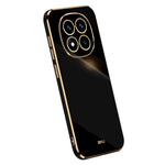 XINLI For Xiaomi Redmi Note 14 Pro 5G / Poco X7 5G Case TPU Phone Cover with Electroplating Frame