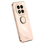 XINLI For Xiaomi Redmi Note 14 Pro 5G / Poco X7 5G Case Ring Kickstand Electroplating TPU Phone Cover