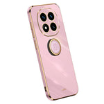 XINLI For Xiaomi Redmi Note 14 Pro 5G / Poco X7 5G Case Ring Kickstand Electroplating TPU Phone Cover