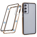 Til Samsung Galaxy A16 4G / 5G Full Body Cover Magnetisk Hærdet Glas Dobbeltsidet Telefoncover