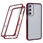 Til Samsung Galaxy A16 4G / 5G Full Body Cover Magnetisk Hærdet Glas Dobbeltsidet Telefoncover