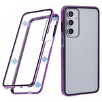 Til Samsung Galaxy A16 4G / 5G Full Body Cover Magnetisk Hærdet Glas Dobbeltsidet Telefoncover