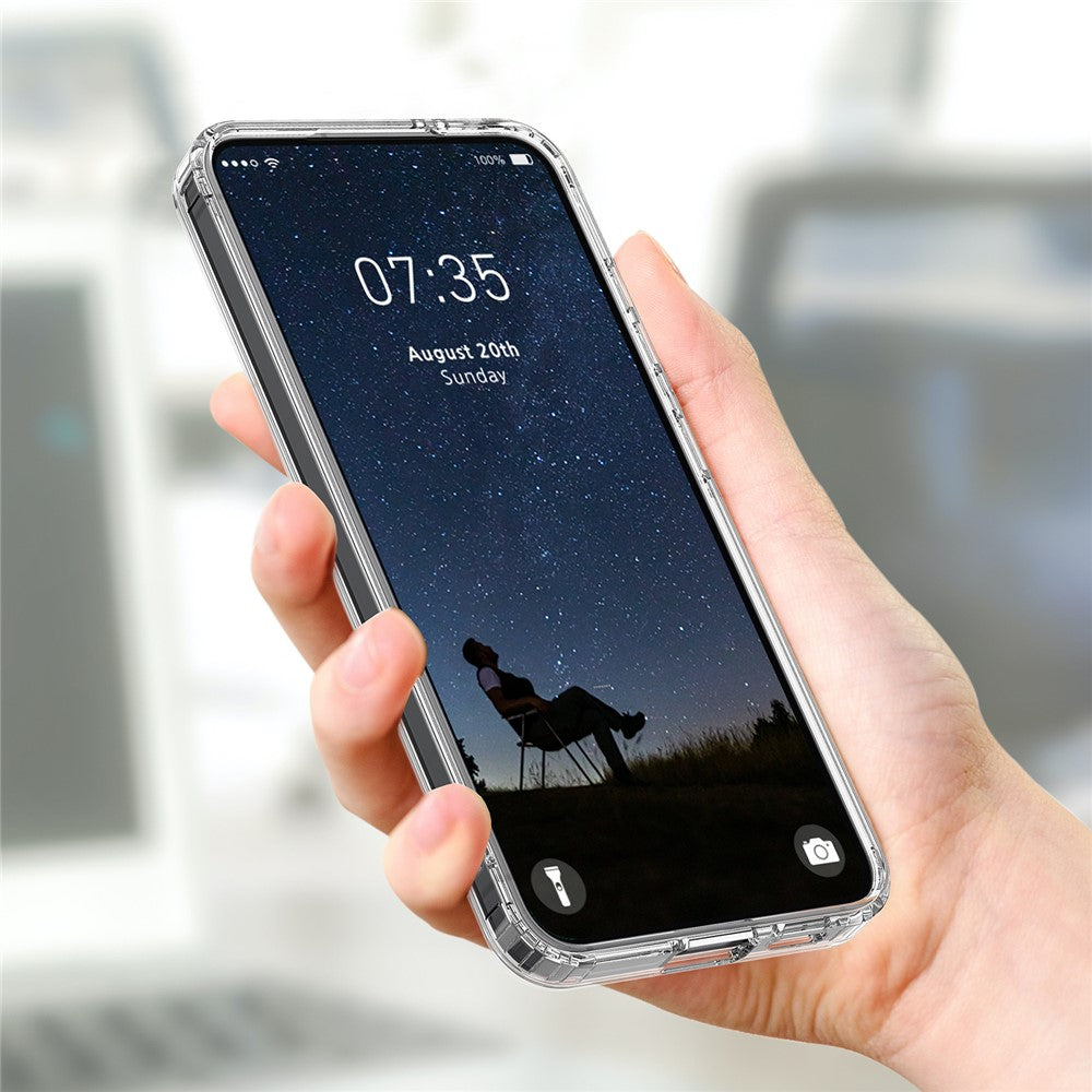 Til Samsung Galaxy S25+ Gennemsigtigt Cover TPU + Akryl Magnetisk Telefoncover