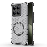 For Xiaomi 14T Magnetic Case Honeycomb Design TPU+PC Phone Cover