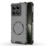 For Xiaomi 14T Magnetic Case Honeycomb Design TPU+PC Phone Cover