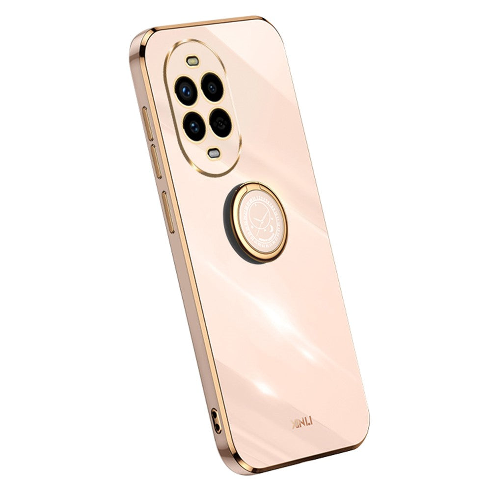 XINLI För Huawei Nova 13 Pro 5G Skal Ring Stativ Galvaniserad TPU mobilskal