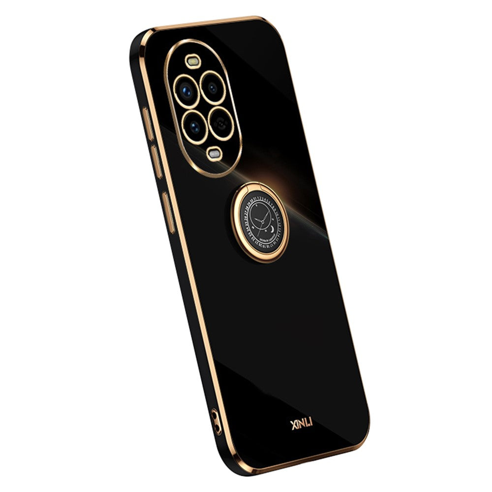 XINLI För Huawei Nova 13 Pro 5G Skal Ring Stativ Galvaniserad TPU mobilskal