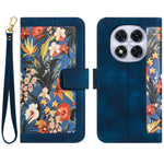 For Xiaomi Redmi Note 14 Pro 5G / Poco X7 5G Case PU Leather Floral Phone Cover with Card Slots
