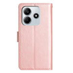 For Xiaomi Redmi Note 14 5G Leather Wallet Case Butterfly Flower Imprinted Phone Cover with Strap