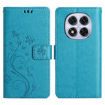 For Xiaomi Redmi Note 14 Pro 5G / Poco X7 5G Leather Wallet Case Butterfly Flower Imprinted Phone Cover with Strap