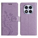 For Xiaomi Redmi Note 14 Pro 5G / Poco X7 5G Leather Wallet Case Butterfly Flower Imprinted Phone Cover with Strap