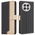 BINFEN COLOR BF33 for OnePlus 13 Leather Case Splicing Color RFID Blocking