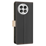 BINFEN COLOR BF33 for OnePlus 13 Leather Case Splicing Color RFID Blocking