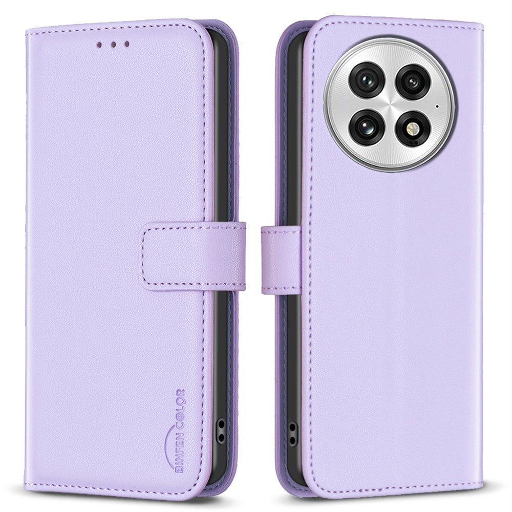 BINFEN COLOR BF17 For OnePlus 13 Case Wallet Folio Flip Leather Cover