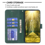 BINFEN COLOR For Xiaomi 15 Phone Cases Wallet Stand Geometry Imprint Leather Cover