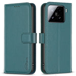 BINFEN COLOR BF17 For Xiaomi 15 Case Wallet Folio Flip Leather Cover