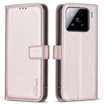 BINFEN COLOR BF17 For Xiaomi 15 Case Wallet Folio Flip Leather Cover