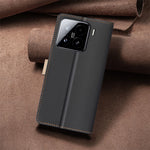 BINFEN COLOR BF33 for Xiaomi 15 Pro Leather Case Splicing Color RFID Blocking