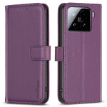 BINFEN COLOR BF17 For Xiaomi 15 Pro Case Wallet Folio Flip Leather Cover
