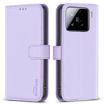 BINFEN COLOR BF17 For Xiaomi 15 Pro Case Wallet Folio Flip Leather Cover
