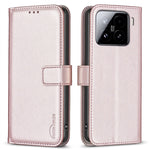 BINFEN COLOR BF17 For Xiaomi 15 Pro Case Wallet Folio Flip Leather Cover