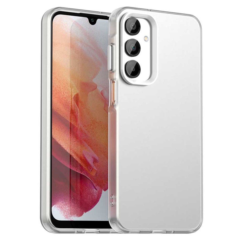 For Samsung Galaxy A16 5G / A16 4G Case PC+TPU+PET Matte Anti-Drop Phone Back Cover