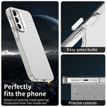 For Samsung Galaxy A16 5G / A16 4G Case PC+TPU+PET Matte Anti-Drop Phone Back Cover
