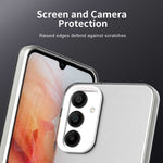 For Samsung Galaxy A16 5G / A16 4G Case PC+TPU+PET Matte Anti-Drop Phone Back Cover