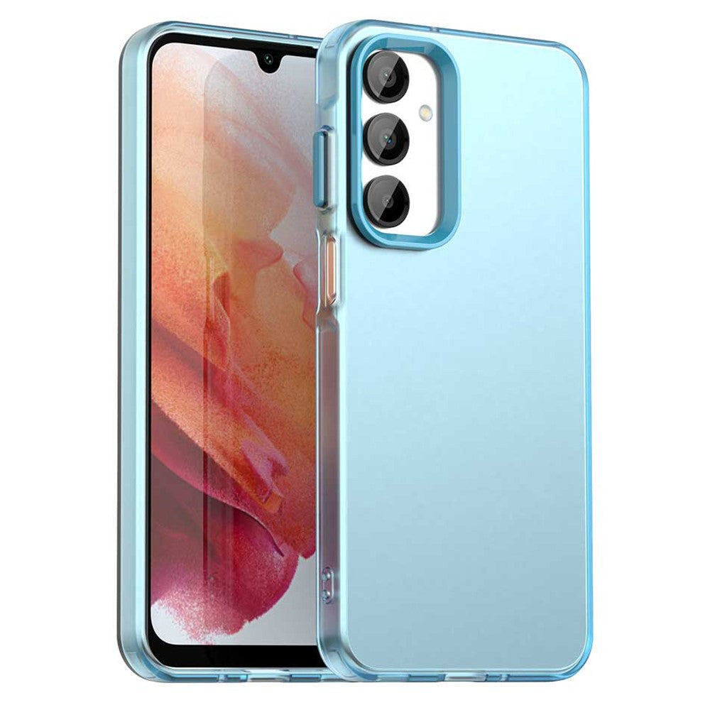 For Samsung Galaxy A16 5G / A16 4G Case PC+TPU+PET Matte Anti-Drop Phone Back Cover