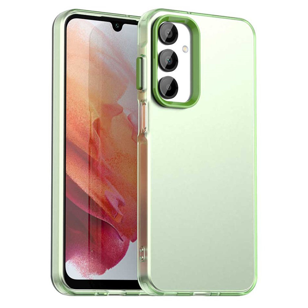 For Samsung Galaxy A16 5G / A16 4G Case PC+TPU+PET Matte Anti-Drop Phone Back Cover